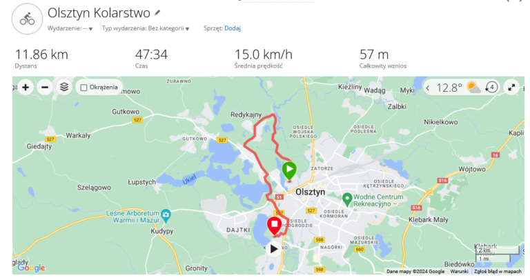 Rowerem wokół domu